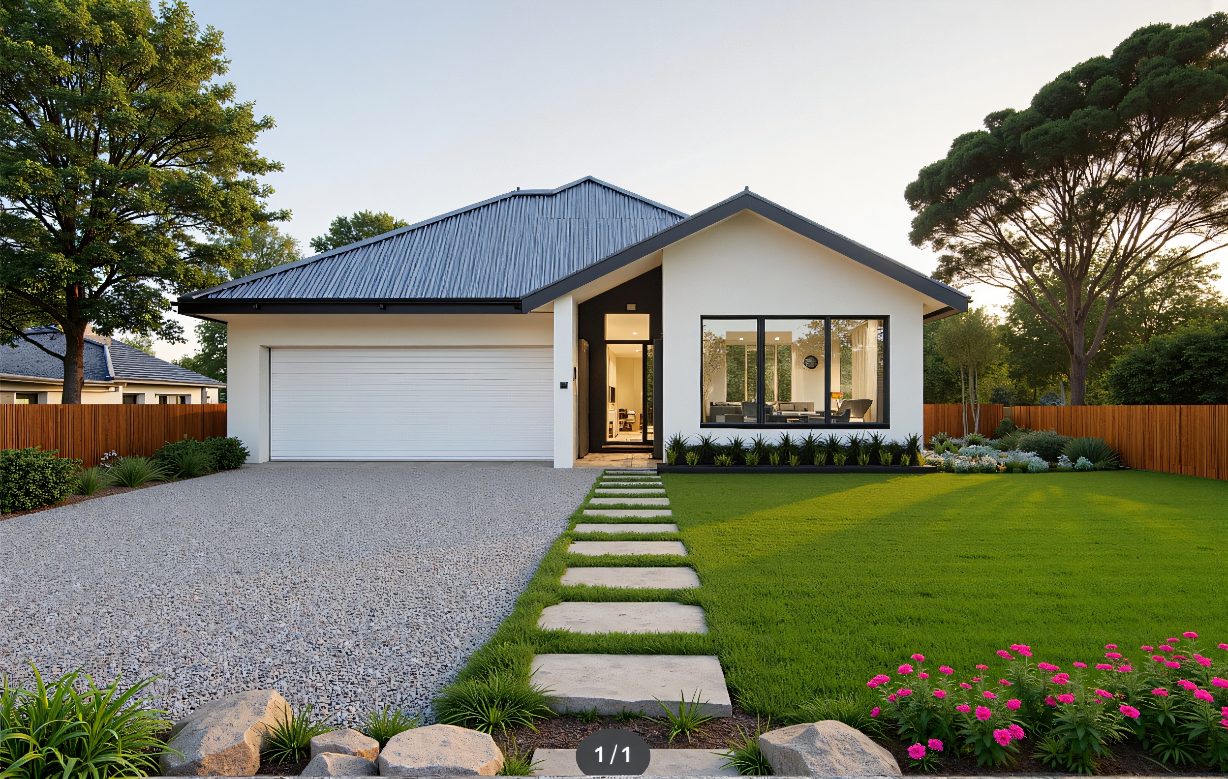 Listing widget facade image