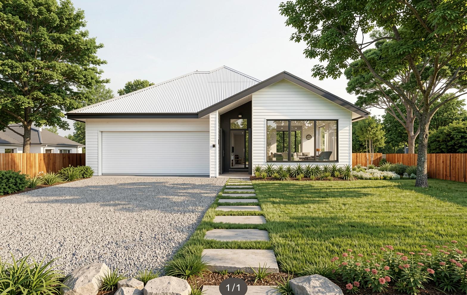 Listing widget facade image