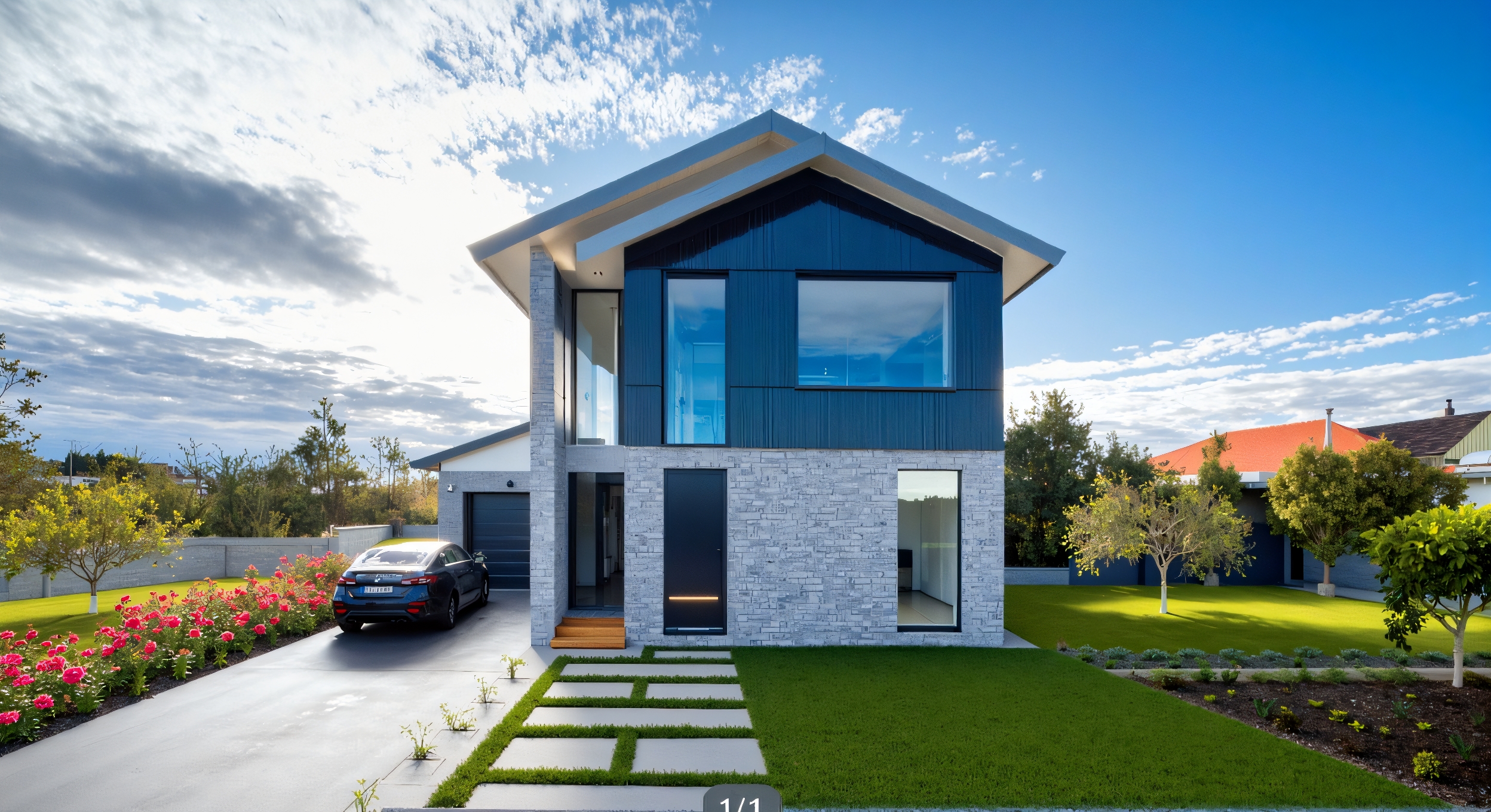 Listing widget facade image